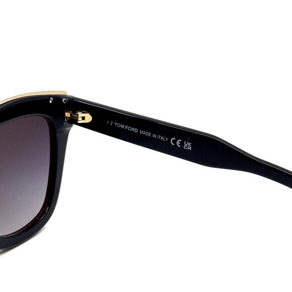 New, TOM FORD Julie Sunglasses TF685 01C Authentic - Picture 10 of 13